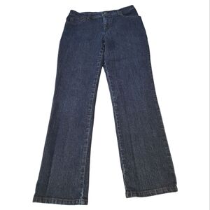Charter Club Dark Blue Classic Straight Leg Jeans - Size 8P